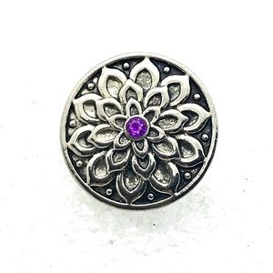 Flower snap button 20mm gingersnaps ASN20
